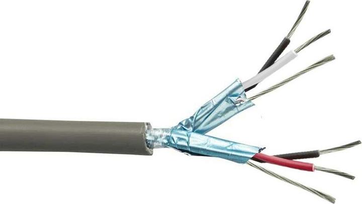 SCP 22/4EPSH-LSZH | Dual Balanced Mic/Line | Open end - Open end Pull-box | 305m | Grå