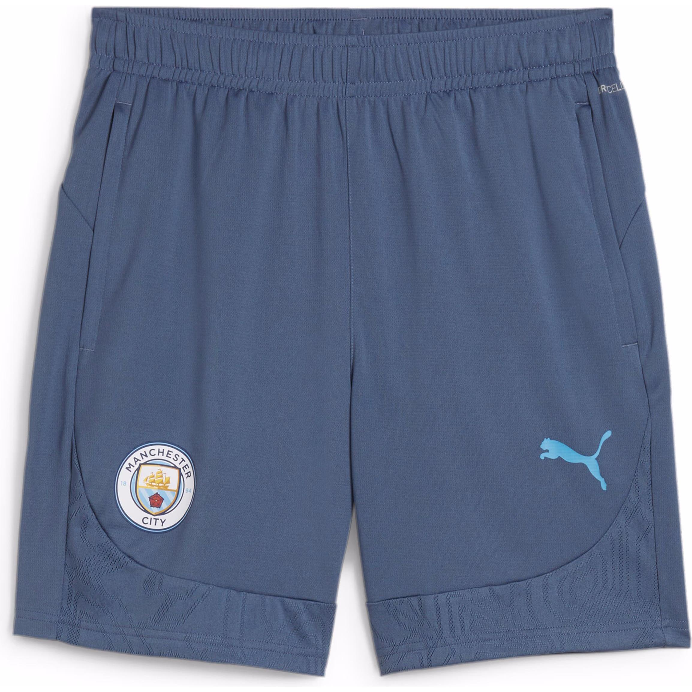 Puma, Herren, Sporthose, MCFC Training Shorts (L), Blau, L