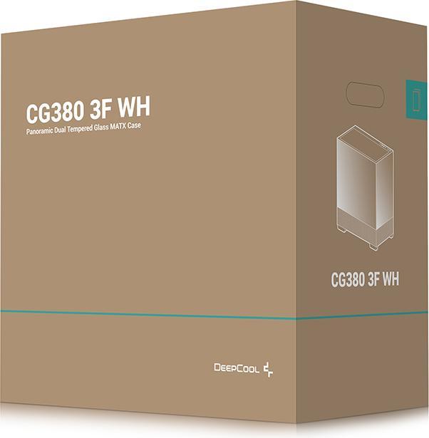 Actual product image Deepcool CG380 3F WH (mATX, Mini-ITX)