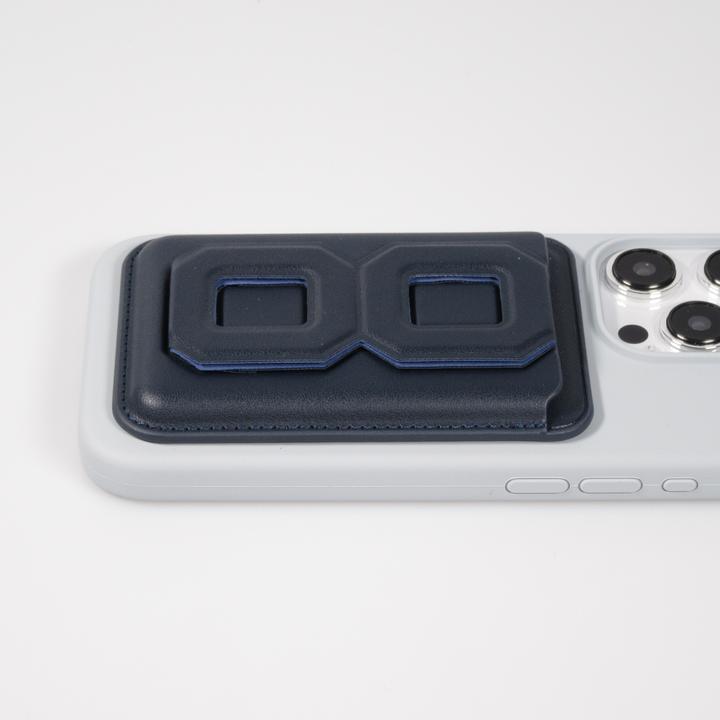 Actual product image PhoneLook Magnetic card holder wallet MagSafe vegan leather with strong magnet and integrated flap