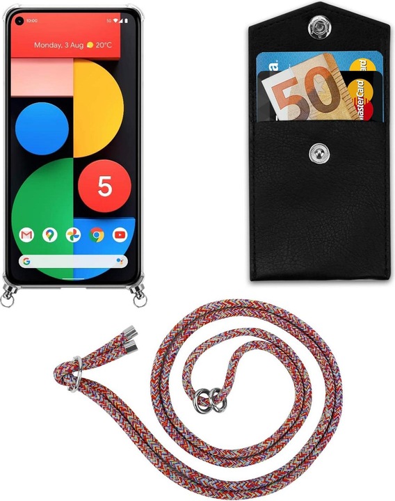 Produktbild Cadorabo TPU Handy Kette SILBER Cover