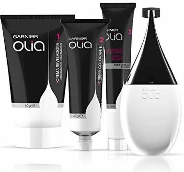 Image du produit Garnier OLIA Coloración Permanente #6,3 Rubio Oscuro Dorado 4 pz (#6,3 Blond doré foncé)