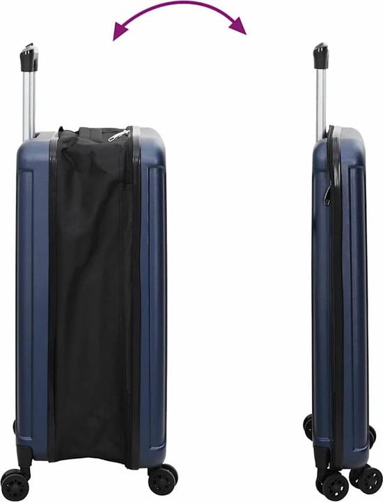 Actual product image vidaXL Zusammenklappbarer Koffer