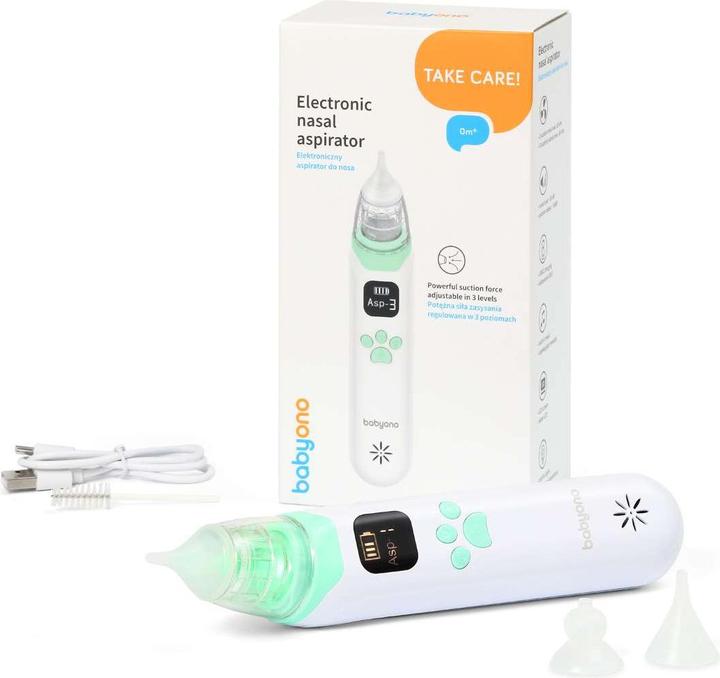 Image du produit Babyono Aspirateur nasal électronique Take Care - Quantité : 1, Type : Électronique