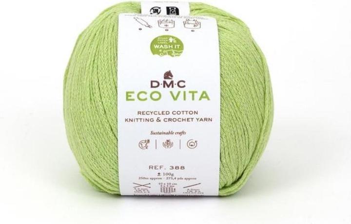 Actual product image DMC Wool Eco Vita 100 g, Light green (250 m)