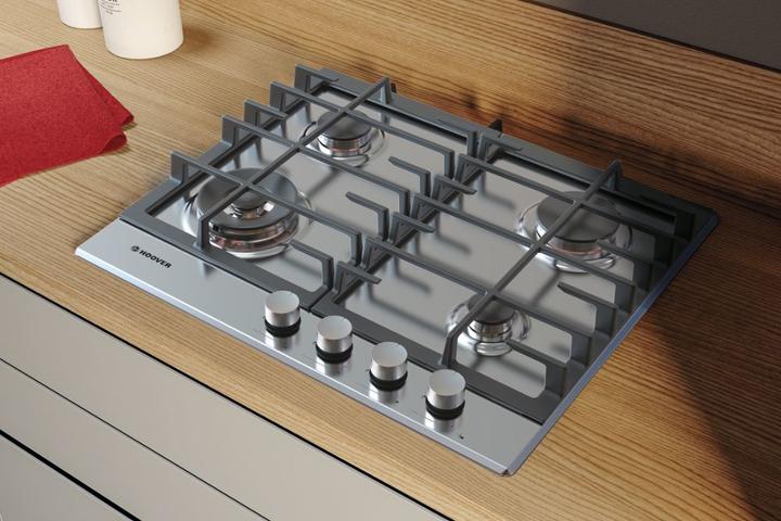 Image du produit Candy Hoover H-HOB 300 GAS HHG6BF4MX Inox Encastrable 60 cm 4 brûleur(s)