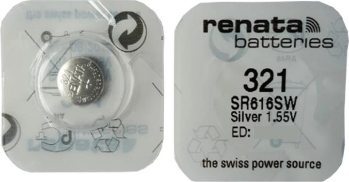 Produktbild Renata 321 (SR616SW) Knopfzellen Batterie Silberoxid (1 Stk.)
