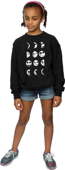 Produktbild Disney Nightmare Before Christmas Jack Moon Sweatshirt Mädchen (140, 146)