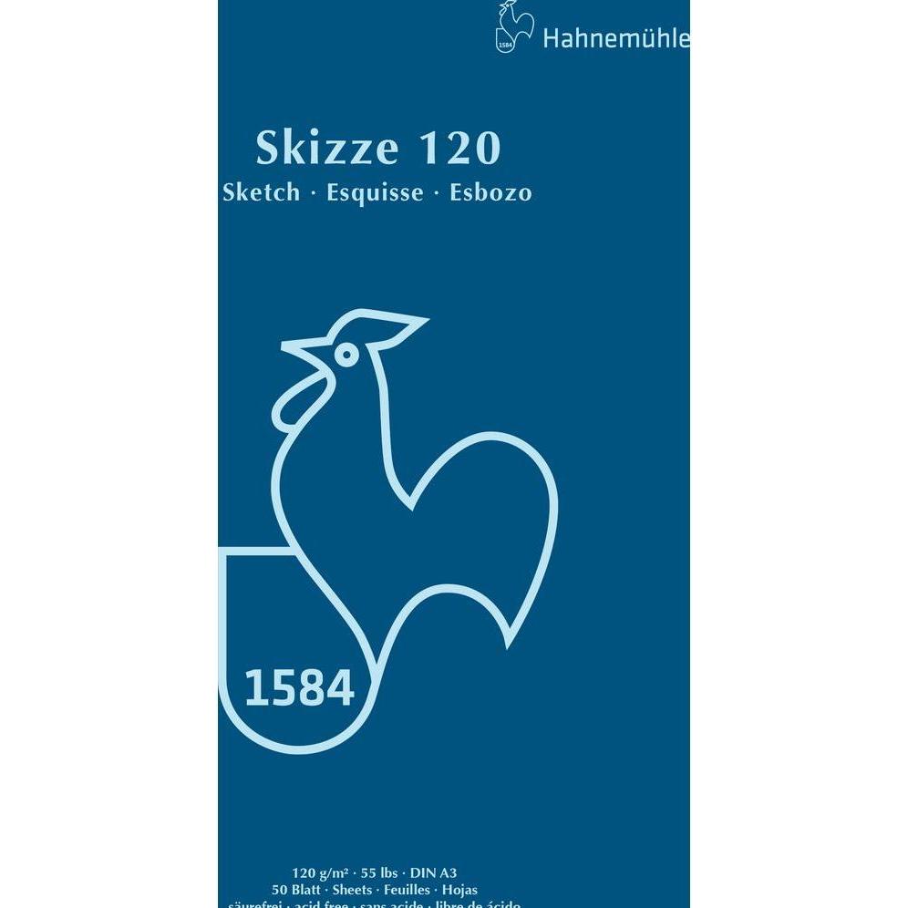 HahnemüHle, Quaderni + Bloc Notes, Blocco Da Disegno Con Copertina Blu Scuro (A4, Nessuna)