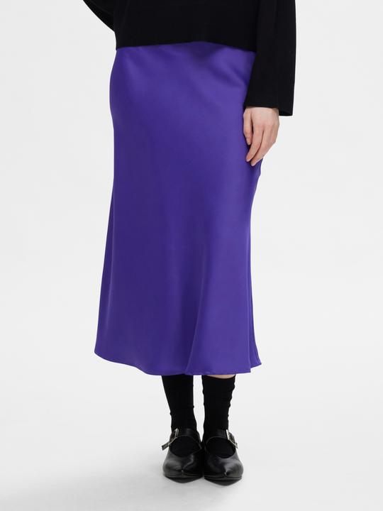 Produktbild Selected Satin Midirock (36)