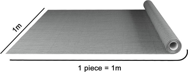 Image du produit Intirilife Moustiquaire en gris largeur 100cm (100 x 100 cm)