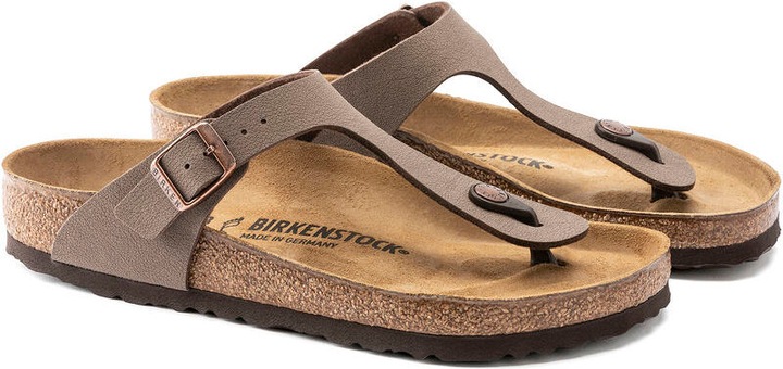 Actual product image Birkenstock GIZEH Kids Birko-Flor Regular - Mocha Nubuck (30)