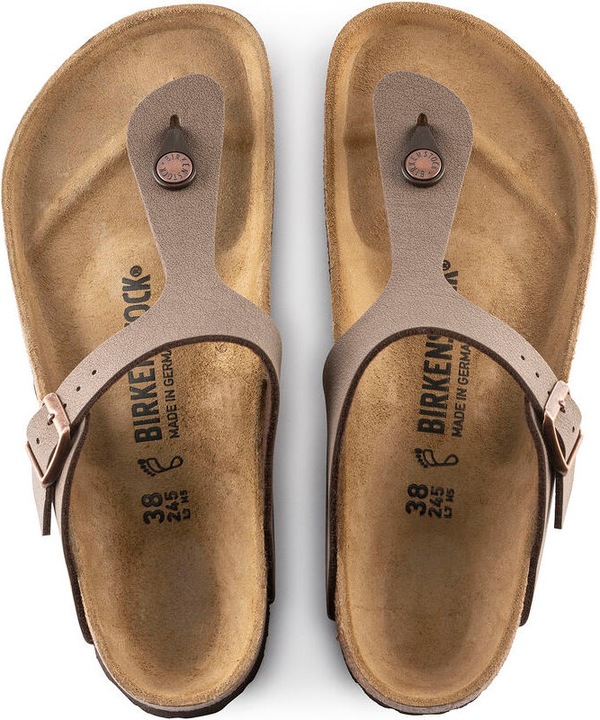Actual product image Birkenstock GIZEH Kids Birko-Flor Regular - Mocha Nubuck (30)