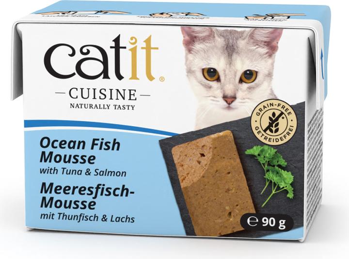 Catit Cuisine Meeresfisch-Mousse mit Thunfisch & Lachs (Adult, 1 Stk., 90 g)