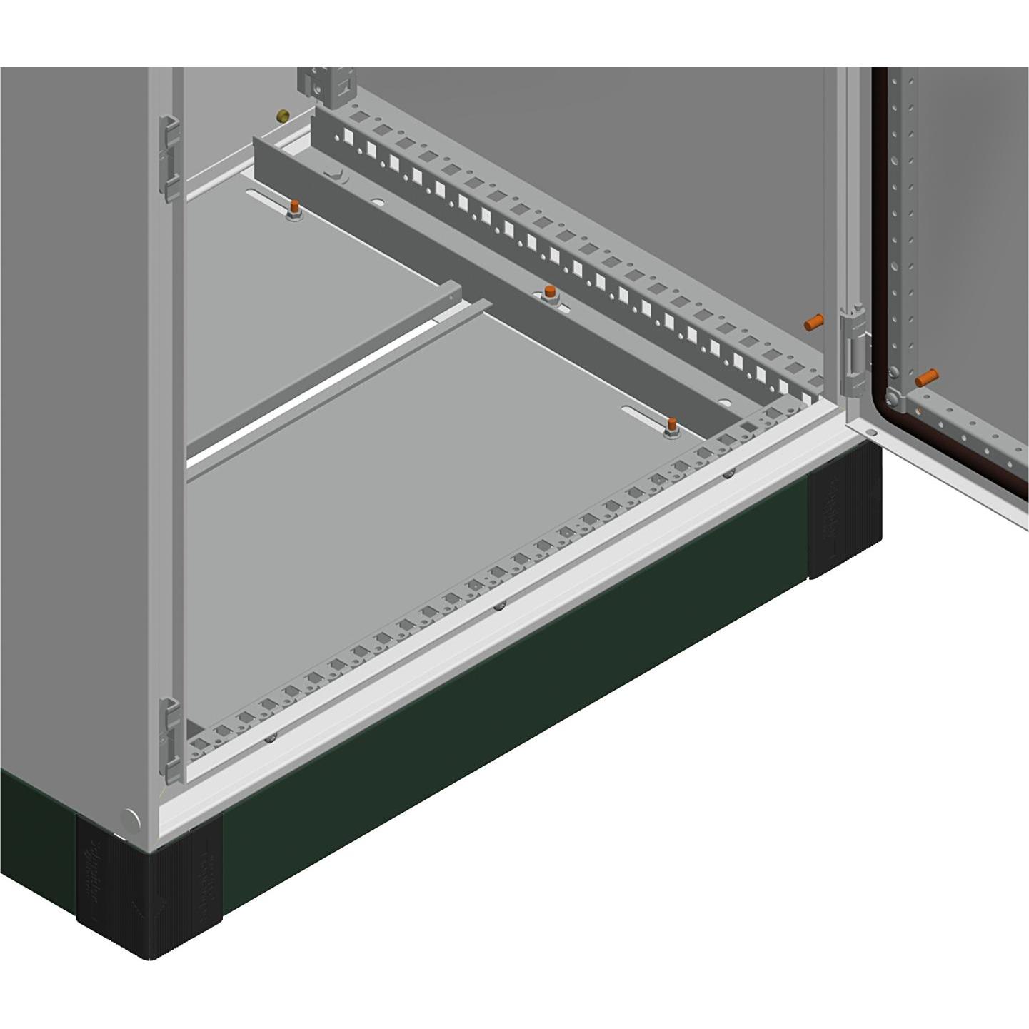 Thumbnail - Schneider Electric Adapterprofil Sm horizontal 1000mm NSYSMHR10, Serverschrank Zubehör, Silber
