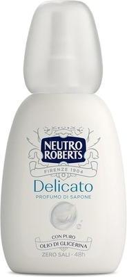 Neutro Roberts Deo Vapo Delicato Zero Aluminum Salts with Pure Glycerin Oil Deodorant for Men and Wo (Spray, 75 ml)