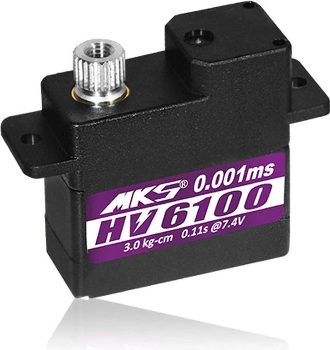 Mks hv6100 coreless servo 10mm 6-8,4volt