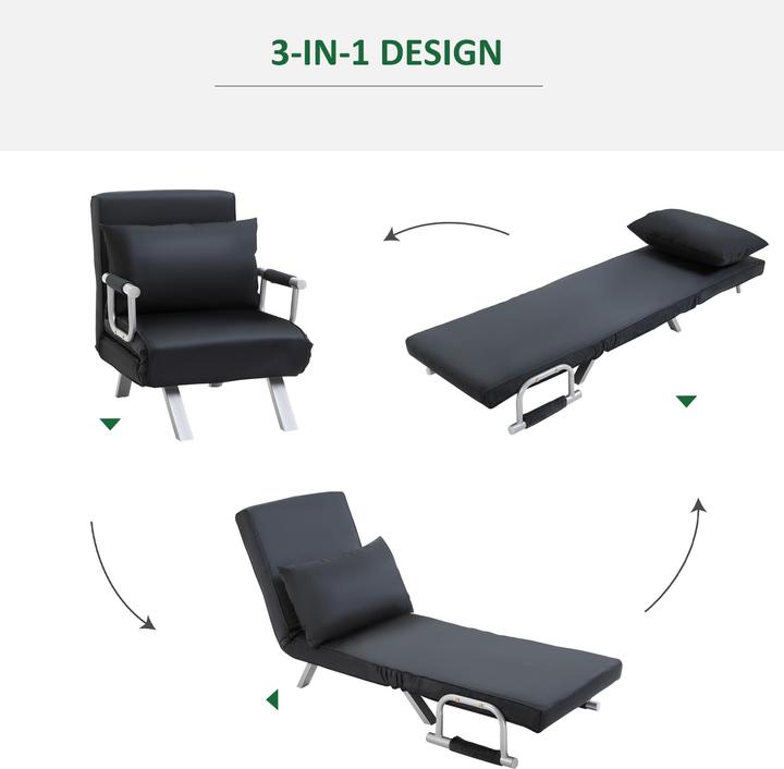 Actual product image Homcom Sleeping chair