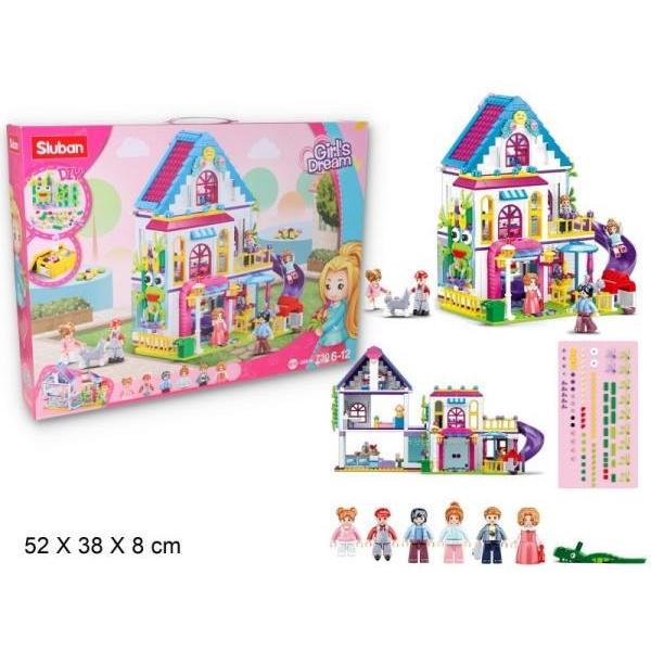 Gazel Blöcke Sluban Girl House 730tlg. 178913
