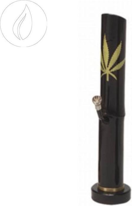 Immagine prodotto Kulu Bamboo Bong mit Hanfblatt