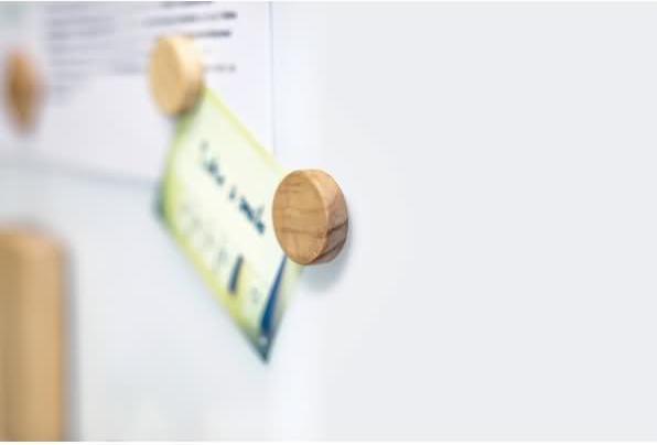 Produktbild Sigel Holz-Magnete rund (4x)