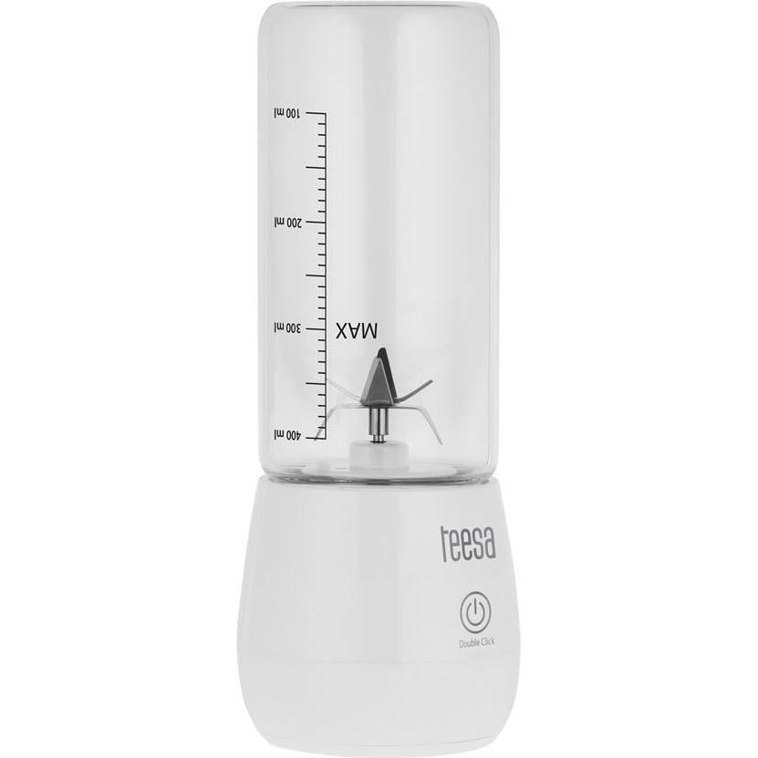 Teesa Akku-Mixer Glasbecher 450ml 100W 6 Messer, Standmixer
