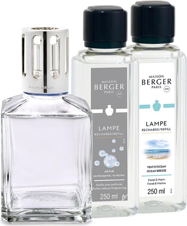 Image du produit Maison Berger 3098 Essentielle cube Set avec lampe parfumée et brûleur (180 ml)