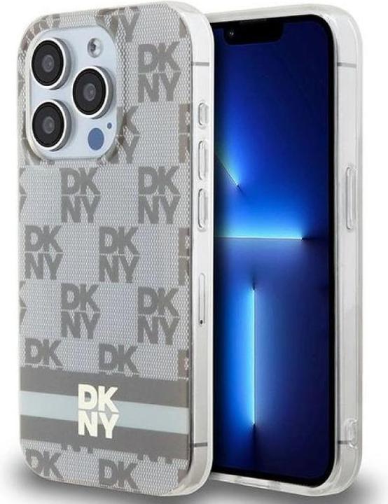 Image du produit DKNY DKHMP13LHCPTSE iPhone 13 Pro / 13 6.1" beżowy/beige hardcase IML Checkered Mono Pattern & Print (Apple iPhone 13, Apple iPhone 13 Pro)