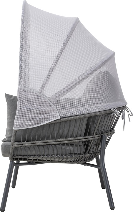 Actual product image Leco Sessel mit Fusshocker CLARA (102 cm)