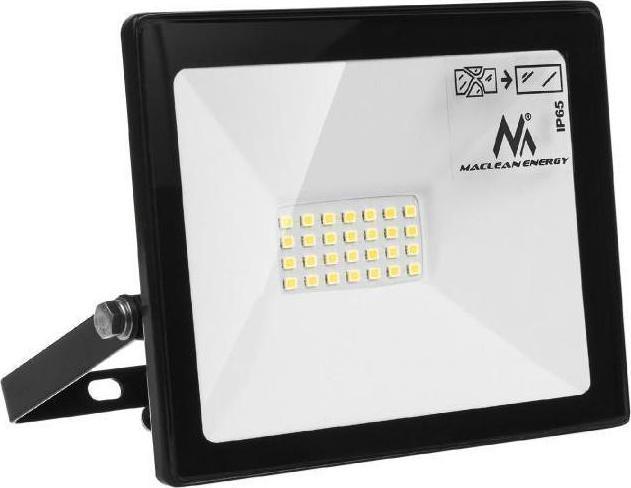 Maclean Projecteur LED extérieur 20W 1600lm 3000K (Noir) (1600 lm, IP65)