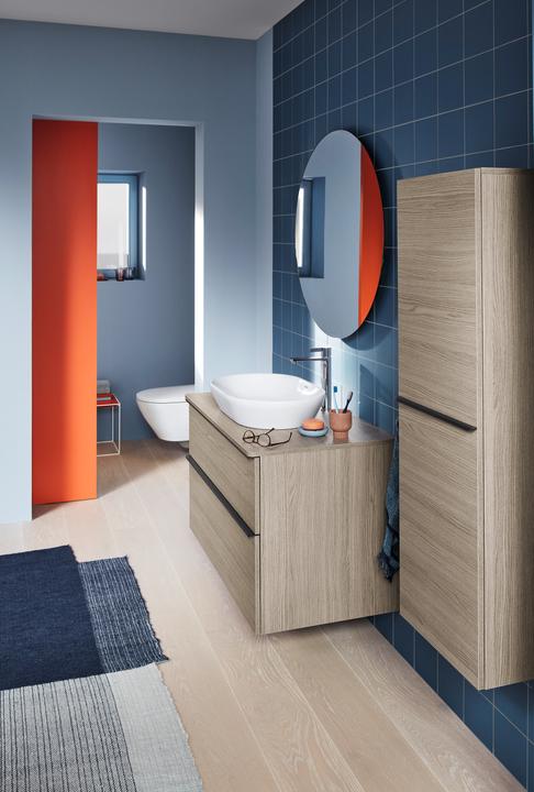 Produktbild Duravit EH-WT-MI D-NEO L mit Zugstangen-Ablaufgarnitur chrom