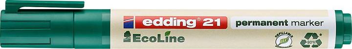 Image du produit Edding 10 21 EcoLine marqueurs permanents verts 1,5 - 3,0 mm (Vert, 3 mm, 10 x)