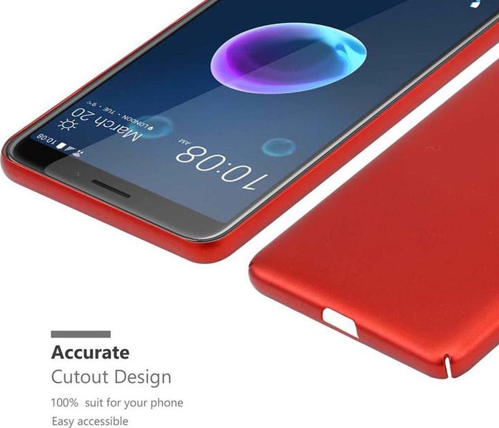 Actual product image Cadorabo Hard Cover Matt Metal Cover (HTC Desire 12)