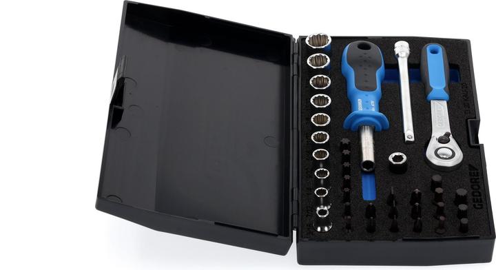 Image du produit Gedore D 20 KAU-20 Jeu de douilles 1/4" 37 pièces UD-IN-IS-PH-PZ-TX