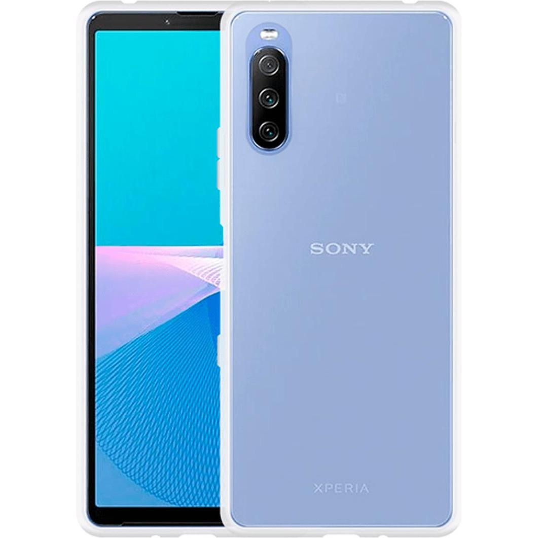 Just in Case TPU Back Cover Durchsichtig Sony Xperia 10 III (Sony Xperia 10 III), Smartphone Hülle, Transparent