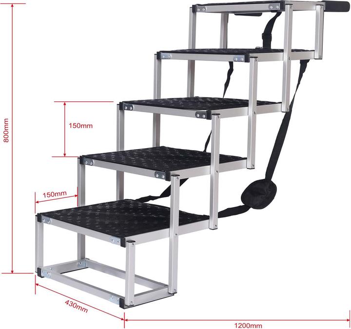 Image du produit Wiltec Hundetreppe (Chien, Pliable)
