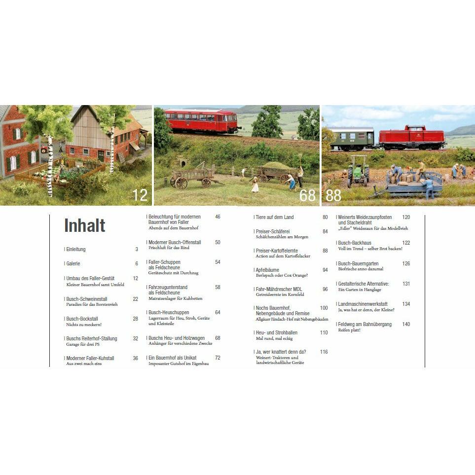 Thumbnail - Modellbahnbau in Perfektion: Landwirtschaft und Bauernhöfe, Ratgeber von Thomas Mauer