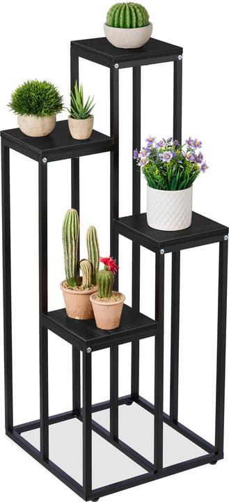 Image du produit Relaxdays Support pour plantes avec 4 étagères
