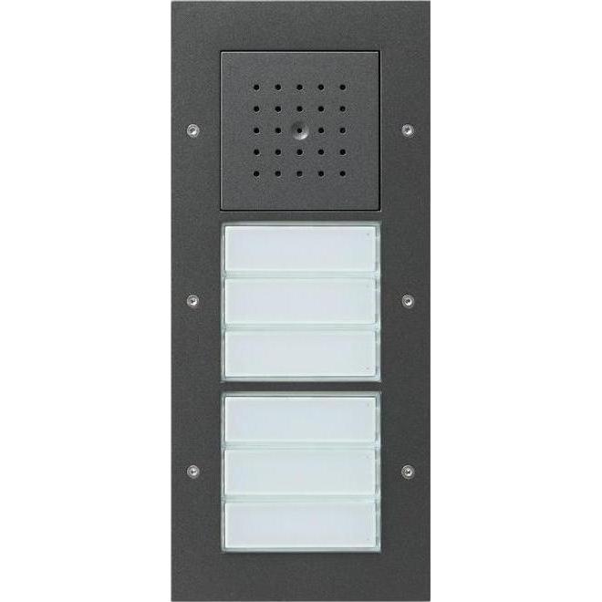Gira, Klingel + Türsprechanlage, 126867 TÃ¼rstation AP 6f anthrazit TÃ¼rkommunikation (Kabelgebunden)