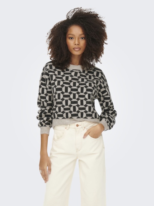 Image du produit Only Pull en maille à motifs (XL)