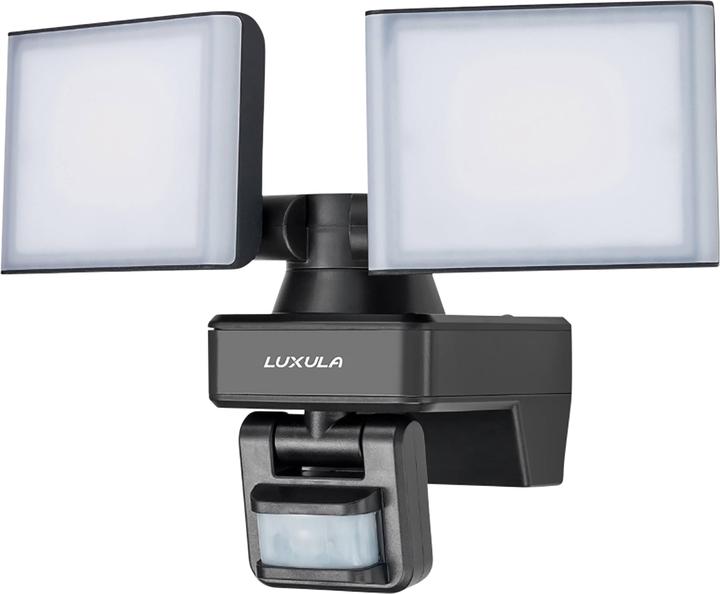Produktbild Luxula LED-Fluter LX400192, mit BM, 2-köpfig, 2x 15 W, 3200 lm, 4000 K (3200 lm, IP54)