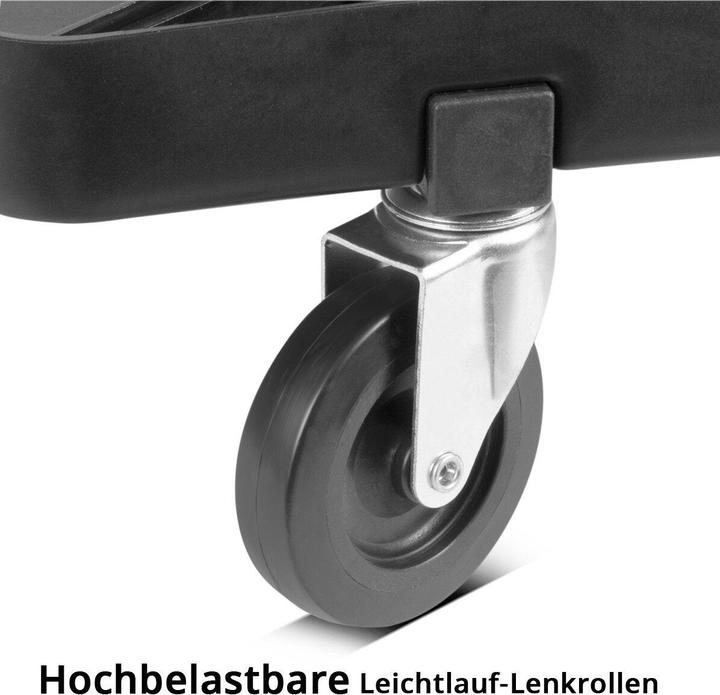 Produktbild Stahlwerk Werkstatthocker WRH-57 ST Schwarz mit 120 kg Tragkraft Werkstattsitz (1 x)