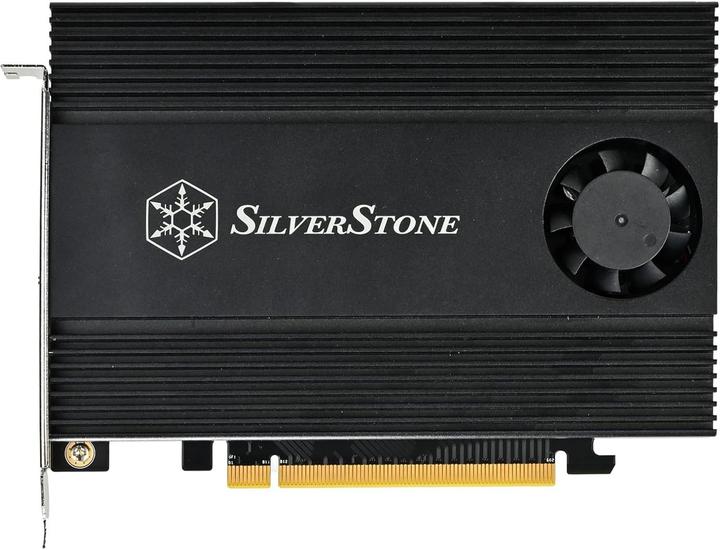 Produktbild Silverstone SST-ECM40, Adapterkarte PCIe 4.0 x16 zu 4 x M.2 NVMe SSD, M.2 (NGFF) M Key