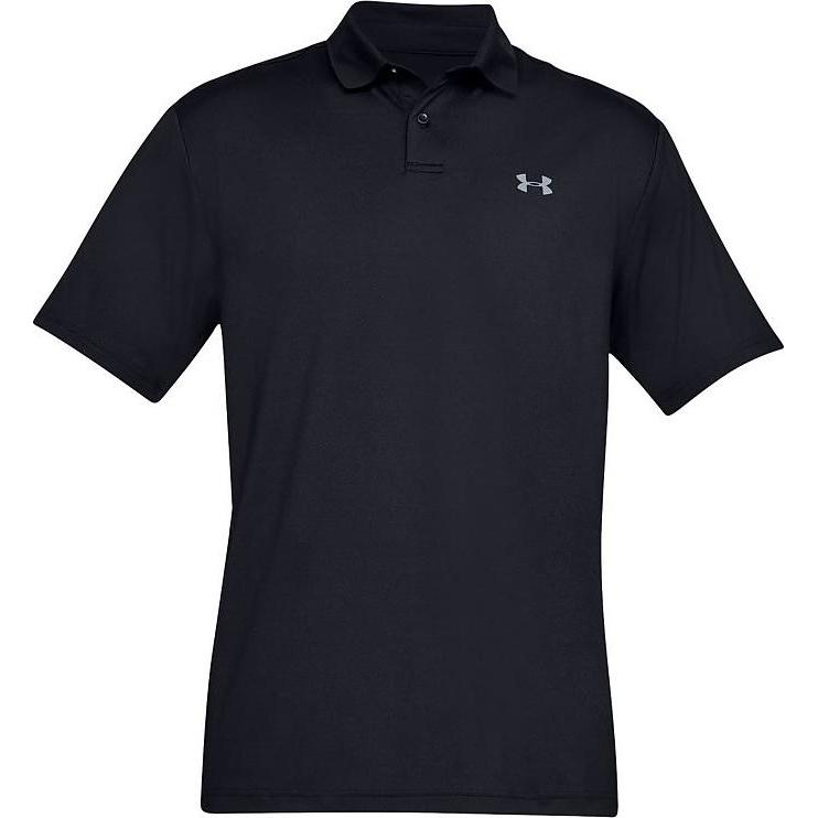 Under Armour, Herren, Shirt, Mens Short-Sleeve Polos Ua Performance 3.0 Polo, Black, 1377374-001, LG, Schwarz, (L)