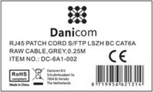 Produktbild Dsit CAT 6a Netzwerkkabel LSOH (CAT6a, 0.25 m)