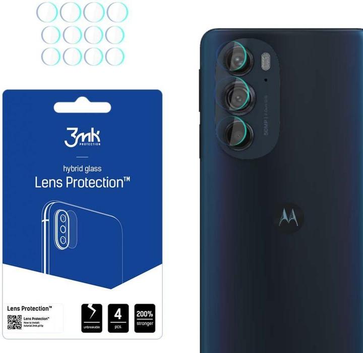 Produktbild 3MK Kamera-Schutzglas, Kameraglas (4 Stück, Motorola Edge 30)