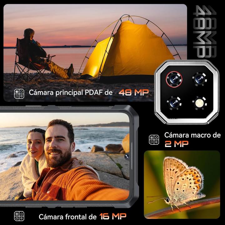 Actual product image Cubot KingKong ES 3 (256 GB, Black, 6.75", Dual SIM + SD, 4G)