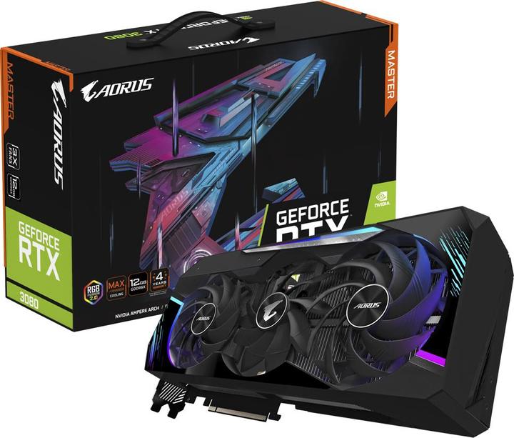 Immagine prodotto Gigabyte Aorus GeForce RTX 3080 Master (12 GB)