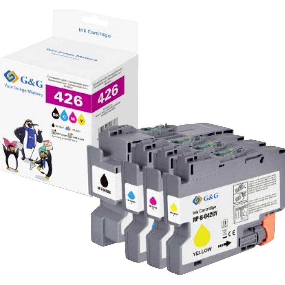 G&G, Cartucce, Tinte Kombi-Pack Kompatibel GP-B426BKCMY-4P (FC)