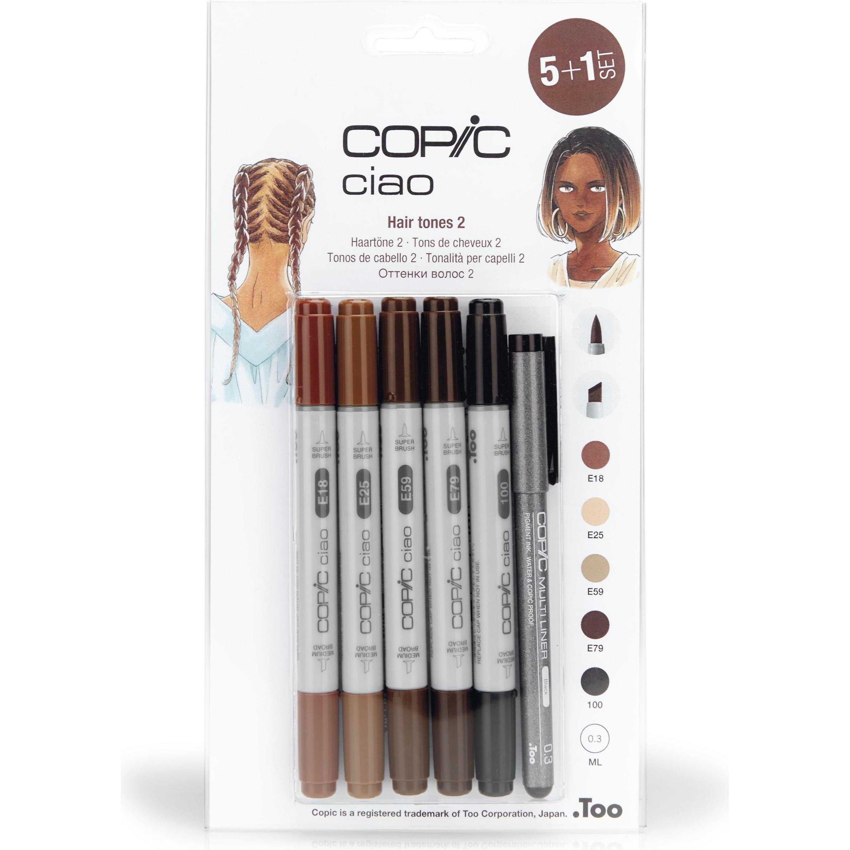 Copic Ciao Coloured Marker Pen - 5 1 Set Manga 2, For Art & Crafts, Colouring, Graphics, Highlighter, Design, Anime, Professional & Beginners, Art - View #8